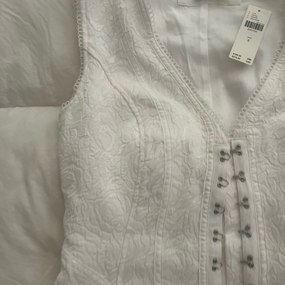 Anthropologie White Mini Dress - Picture 11 of 14